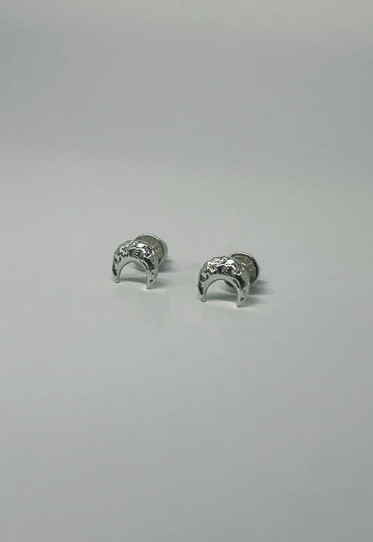 Moon Stud Earrings